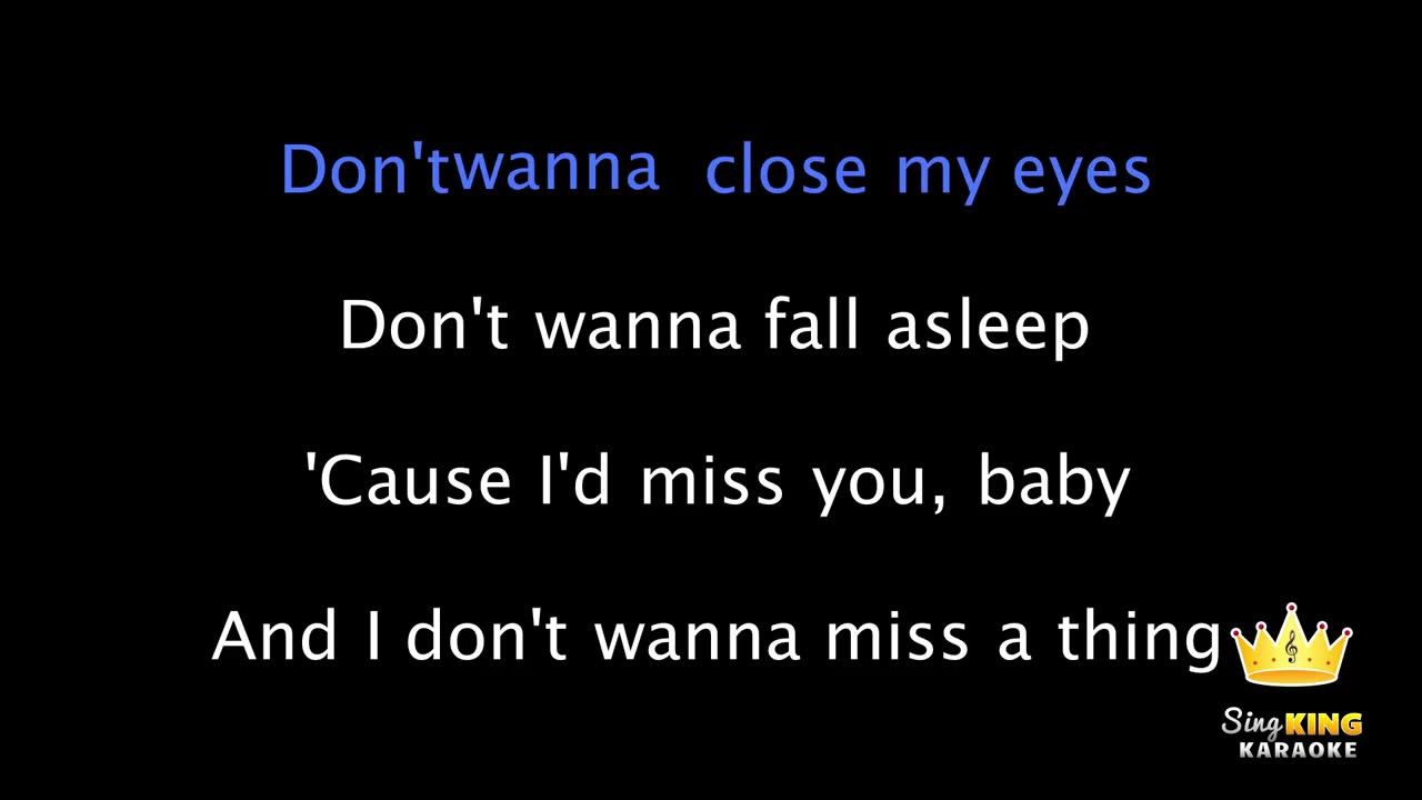 Aerosmith - I Don’t Want to Miss a Thing