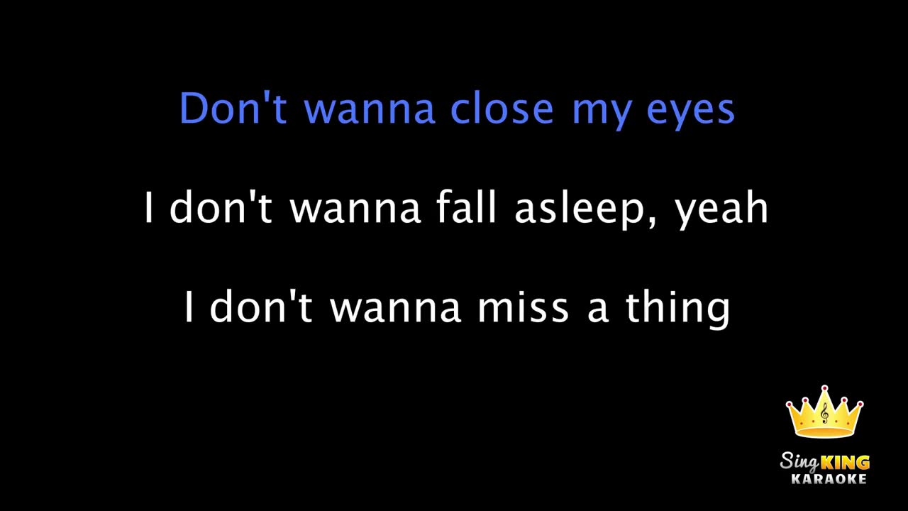 Aerosmith - I Don’t Want to Miss a Thing