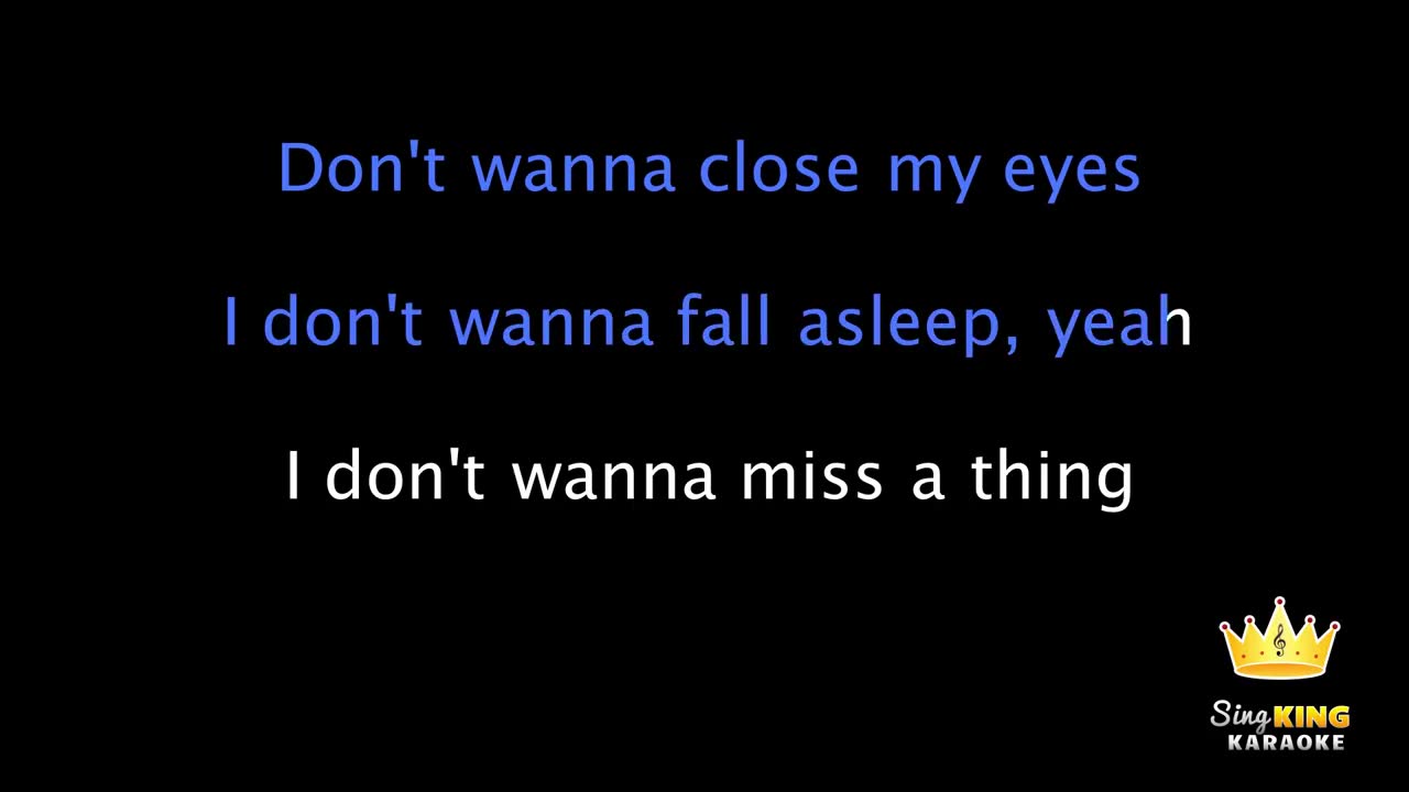 Aerosmith - I Don’t Want to Miss a Thing