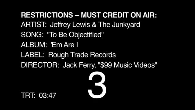 Jeffrey Lewis - To Be Objectified