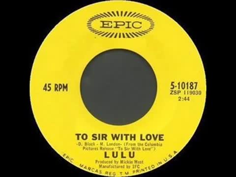 Lulu - To Sir With Love