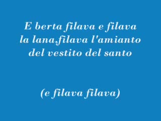 Rino Gaetano - E Berta filava