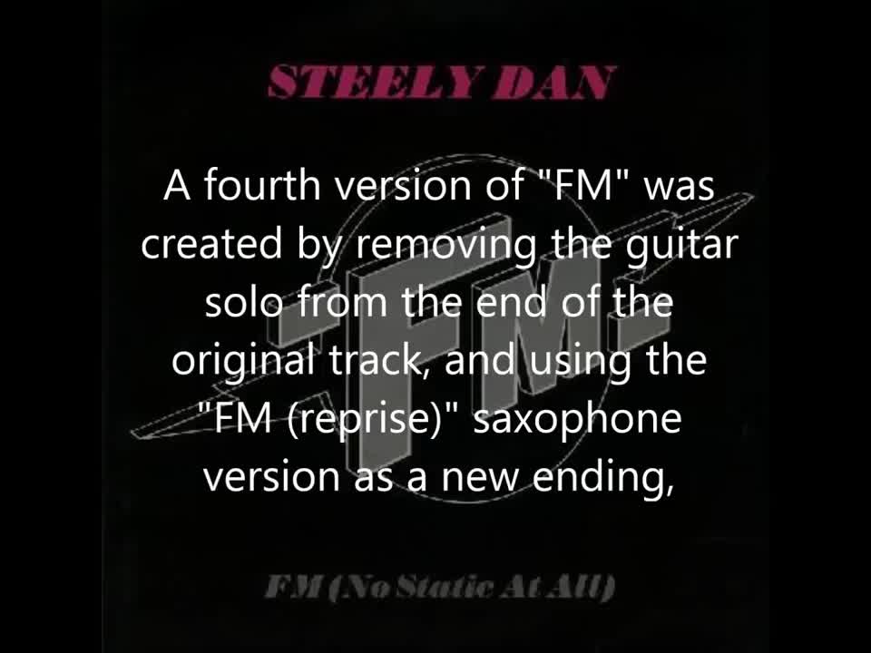 Steely Dan - FM