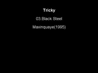 Tricky - Black Steel