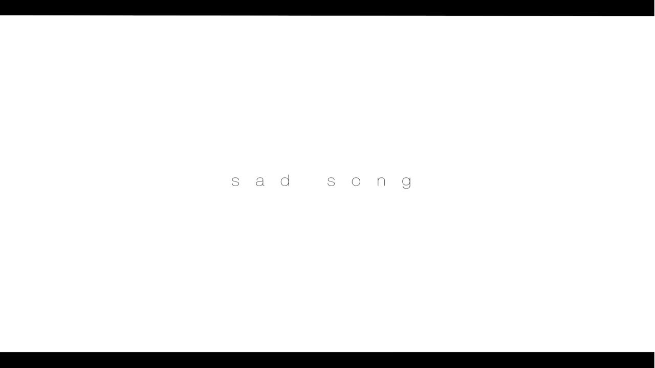 We the Kings - Sad Song feat. Elena Coats
