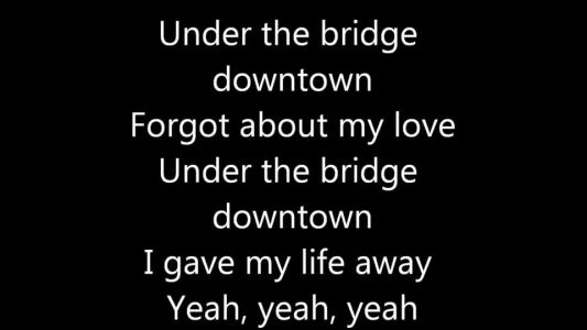 Red Hot Chili Peppers - Under the Bridge